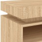 vidaXL Nachttisch mit LED-Leuchten Sonoma-Eiche 40x39x48,5 cm vidaXL Nachttisch mit LED-Leuchten Sonoma-Eiche 40x39x48,5 cm