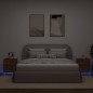 vidaXL Nachttische mit LED-Leuchten 2 Stk. Braun Eiche Holzwerkstoff vidaXL Nachttische mit LED-Leuchten 2 Stk. Braun Eiche Holzwerkstoff