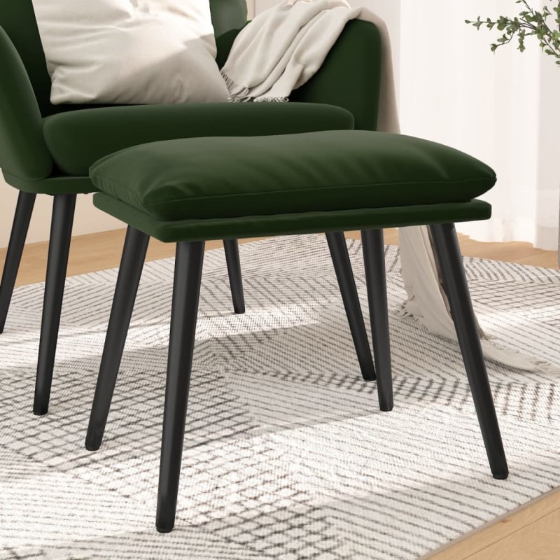 vidaXL Fußhocker Dunkelgrün 45x29,5x35 cm Samt vidaXL Fußhocker Dunkelgrün 45x29,5x35 cm Samt