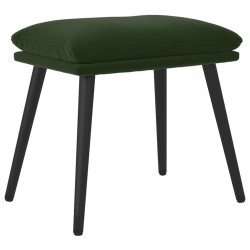 vidaXL Fußhocker Dunkelgrün 45x29,5x35 cm Samt