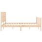 Massivholzbett mit Kopfteil 160x200 cm Massivholzbett mit Kopfteil 160x200 cm