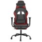 vidaXL Gaming-Stuhl mit Fußstütze Schwarz und Weinrot Kunstleder vidaXL Gaming-Stuhl mit Fußstütze Schwarz und Weinrot Kunstleder