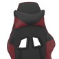 vidaXL Gaming-Stuhl mit Fußstütze Schwarz und Weinrot Kunstleder vidaXL Gaming-Stuhl mit Fußstütze Schwarz und Weinrot Kunstleder