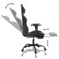 vidaXL Gaming-Stuhl mit Massage & Fußstütze Schwarz Kunstleder vidaXL Gaming-Stuhl mit Massage & Fußstütze Schwarz Kunstleder