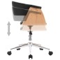 Drehbare Esszimmerstühle 2 Stk. Schwarz Kunstleder Drehbare Esszimmerstühle 2 Stk. Schwarz Kunstleder