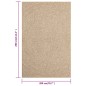 vidaXL Teppich 200x290 cm Jute-Optik Innen und Außen vidaXL Teppich 200x290 cm Jute-Optik Innen und Außen