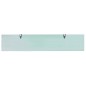 vidaXL Schwebende Regale 2 Stk. Glas 100x20 cm 8 mm vidaXL Schwebende Regale 2 Stk. Glas 100x20 cm 8 mm