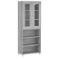 vidaXL Highboard Grau Sonoma 69,5x34x180 cm Holzwerkstoff vidaXL Highboard Grau Sonoma 69,5x34x180 cm Holzwerkstoff