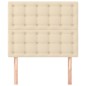 vidaXL Kopfteile 2 Stk. Creme 80x5x78/88 cm Stoff vidaXL Kopfteile 2 Stk. Creme 80x5x78/88 cm Stoff