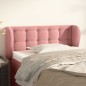 vidaXL Kopfteil mit Ohren Rosa 93x23x78/88 cm Samt vidaXL Kopfteil mit Ohren Rosa 93x23x78/88 cm Samt