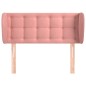 vidaXL Kopfteil mit Ohren Rosa 93x23x78/88 cm Samt vidaXL Kopfteil mit Ohren Rosa 93x23x78/88 cm Samt