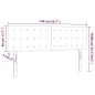 vidaXL LED Kopfteil Hellgrau 144x5x78/88 cm Stoff vidaXL LED Kopfteil Hellgrau 144x5x78/88 cm Stoff