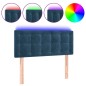 vidaXL LED Kopfteil Dunkelblau 90x5x78/88 cm Samt vidaXL LED Kopfteil Dunkelblau 90x5x78/88 cm Samt