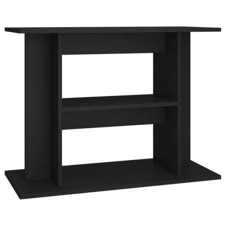 vidaXL Aquariumständer Schwarz 80x35x60 cm Holzwerkstoff
