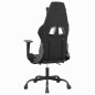 vidaXL Gaming-Stuhl mit Massage & Fußstütze Schwarz & Grau Kunstleder vidaXL Gaming-Stuhl mit Massage & Fußstütze Schwarz & Grau Kunstleder