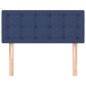 vidaXL Kopfteil Blau 80x5x78/88 cm Stoff