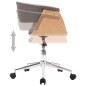 Drehbare Esszimmerstühle 2 Stk. Taupe Stoff Drehbare Esszimmerstühle 2 Stk. Taupe Stoff