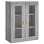 vidaXL Highboard Grau Sonoma 69,5x34x180 cm Holzwerkstoff vidaXL Highboard Grau Sonoma 69,5x34x180 cm Holzwerkstoff