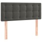 vidaXL Boxspringbett mit Matratze & LED Dunkelgrau 90x190 cm Samt vidaXL Boxspringbett mit Matratze & LED Dunkelgrau 90x190 cm Samt