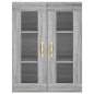 vidaXL Highboard Grau Sonoma 69,5x34x180 cm Holzwerkstoff vidaXL Highboard Grau Sonoma 69,5x34x180 cm Holzwerkstoff