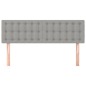 vidaXL Kopfteile 2 Stk. Hellgrau 72x5x78/88 cm Stoff vidaXL Kopfteile 2 Stk. Hellgrau 72x5x78/88 cm Stoff