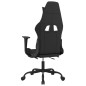vidaXL Gaming-Stuhl mit Massage & Fußstütze Schwarz Stoff vidaXL Gaming-Stuhl mit Massage & Fußstütze Schwarz Stoff