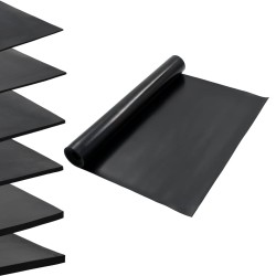 vidaXL Bodenmatte Rutschfest Gummi 1,2x5 m 3 mm Glatt