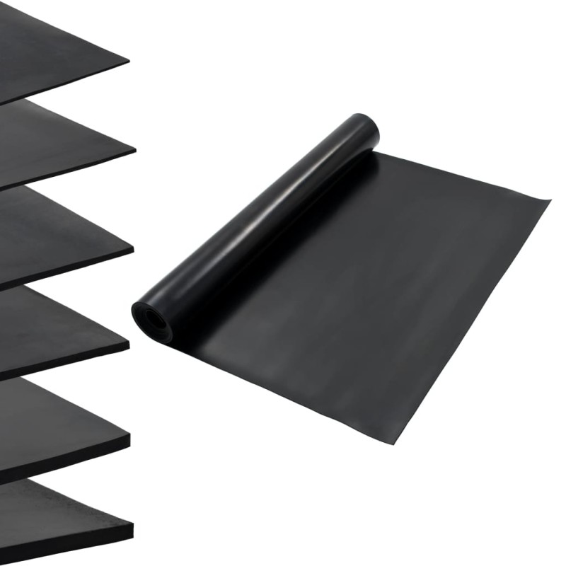vidaXL Bodenmatte Rutschfest Gummi 1,2x5 m 3 mm Glatt vidaXL Bodenmatte Rutschfest Gummi 1,2x5 m 3 mm Glatt