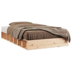 vidaXL Massivholzbett 90x190 cm