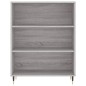 vidaXL Highboard Grau Sonoma 69,5x34x180 cm Holzwerkstoff vidaXL Highboard Grau Sonoma 69,5x34x180 cm Holzwerkstoff