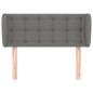 vidaXL Kopfteil mit Ohren Dunkelgrau 83x23x78/88 cm Stoff vidaXL Kopfteil mit Ohren Dunkelgrau 83x23x78/88 cm Stoff
