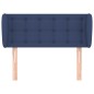 vidaXL Kopfteil mit Ohren Blau 93x23x78/88 cm Stoff vidaXL Kopfteil mit Ohren Blau 93x23x78/88 cm Stoff