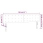 vidaXL LED Kopfteil Creme 160x5x78/88 cm Stoff vidaXL LED Kopfteil Creme 160x5x78/88 cm Stoff