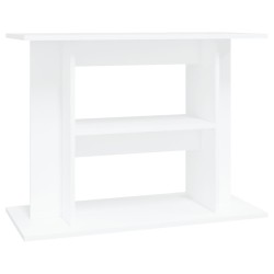 vidaXL Aquariumständer Weiß 80x35x60 cm Holzwerkstoff