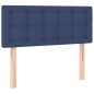 vidaXL Boxspringbett mit Matratze & LED Blau 80x200 cm Stoff vidaXL Boxspringbett mit Matratze & LED Blau 80x200 cm Stoff