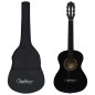 Klassikgitarre für Anfänger Kinder mit Tasche Schwarz 1/2 34" Klassikgitarre für Anfänger Kinder mit Tasche Schwarz 1/2 34"