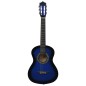 Klassikgitarre für Anfänger und Kinder mit Tasche Blau 1/2 34" Klassikgitarre für Anfänger und Kinder mit Tasche Blau 1/2 34"