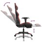 vidaXL Gaming-Stuhl mit Massage & Fußstütze Schwarz & Rot Kunstleder vidaXL Gaming-Stuhl mit Massage & Fußstütze Schwarz & Rot Kunstleder