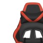 vidaXL Gaming-Stuhl mit Massage & Fußstütze Schwarz & Rot Kunstleder vidaXL Gaming-Stuhl mit Massage & Fußstütze Schwarz & Rot Kunstleder
