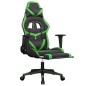 vidaXL Gaming-Stuhl mit Massage & Fußstütze Schwarz & Grün Kunstleder vidaXL Gaming-Stuhl mit Massage & Fußstütze Schwarz & Grün Kunstleder