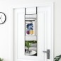 vidaXL Türspiegel Schwarz 30x100 cm Glas und Aluminium vidaXL Türspiegel Schwarz 30x100 cm Glas und Aluminium