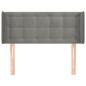 vidaXL Kopfteil mit Ohren Dunkelgrau 93x16x78/88 cm Samt vidaXL Kopfteil mit Ohren Dunkelgrau 93x16x78/88 cm Samt