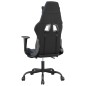 vidaXL Gaming-Stuhl mit Massage & Fußstütze Schwarz & Blau Kunstleder vidaXL Gaming-Stuhl mit Massage & Fußstütze Schwarz & Blau Kunstleder