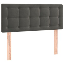 vidaXL Kopfteil Dunkelgrau 90x5x78/88 cm Samt