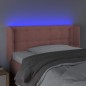 vidaXL LED Kopfteil Rosa 93x16x78/88 cm Samt vidaXL LED Kopfteil Rosa 93x16x78/88 cm Samt