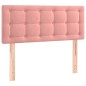 vidaXL Boxspringbett mit Matratze Rosa 90x200 cm Samt vidaXL Boxspringbett mit Matratze Rosa 90x200 cm Samt