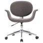 Drehbare Esszimmerstühle 6 Stk. Grau Stoff Drehbare Esszimmerstühle 6 Stk. Grau Stoff