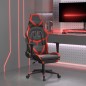 vidaXL Gaming-Stuhl mit Fußstütze Schwarz und Rot Kunstleder vidaXL Gaming-Stuhl mit Fußstütze Schwarz und Rot Kunstleder