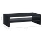 vidaXL Monitorständer Hochglanz-Schwarz 42x24x13 cm Holzwerkstoff vidaXL Monitorständer Hochglanz-Schwarz 42x24x13 cm Holzwerkstoff