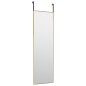 vidaXL Türspiegel Golden 30x100 cm Glas und Aluminium vidaXL Türspiegel Golden 30x100 cm Glas und Aluminium